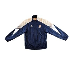 Vintage Adidas Bucknell University Jacket‎ Mens XS Blue Full Zip Windbreaker Y2K